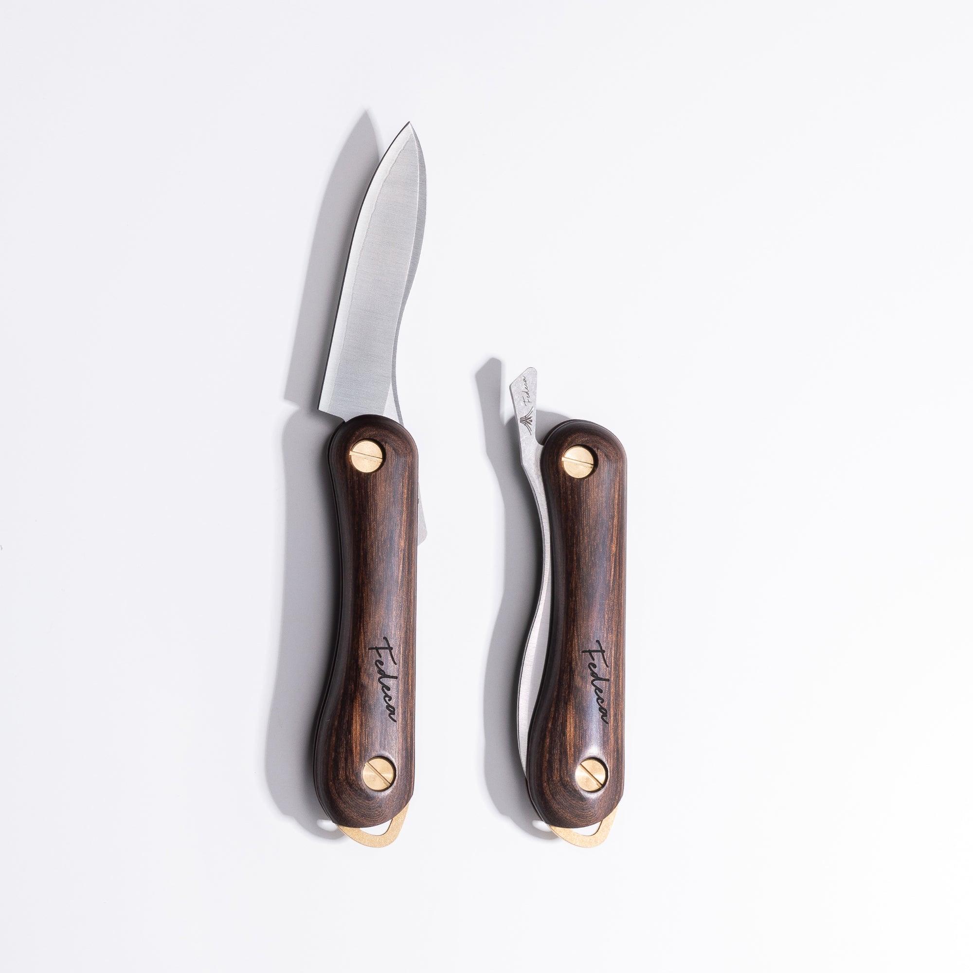 強化木】折畳式料理ナイフSolo プレーンブラウン 9,900円