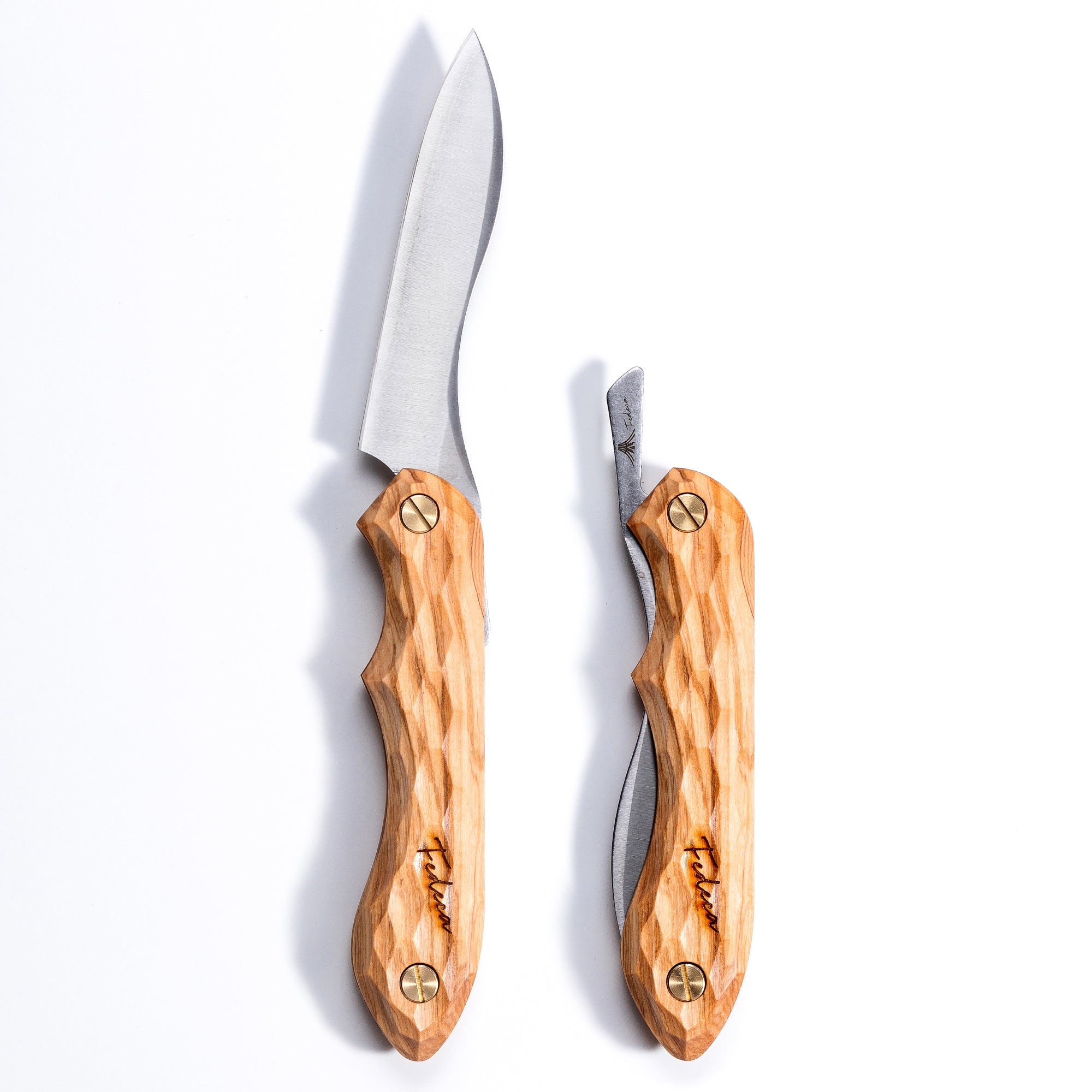 天然木】折畳式料理ナイフ 名栗オリーブ 12,100円【000958】