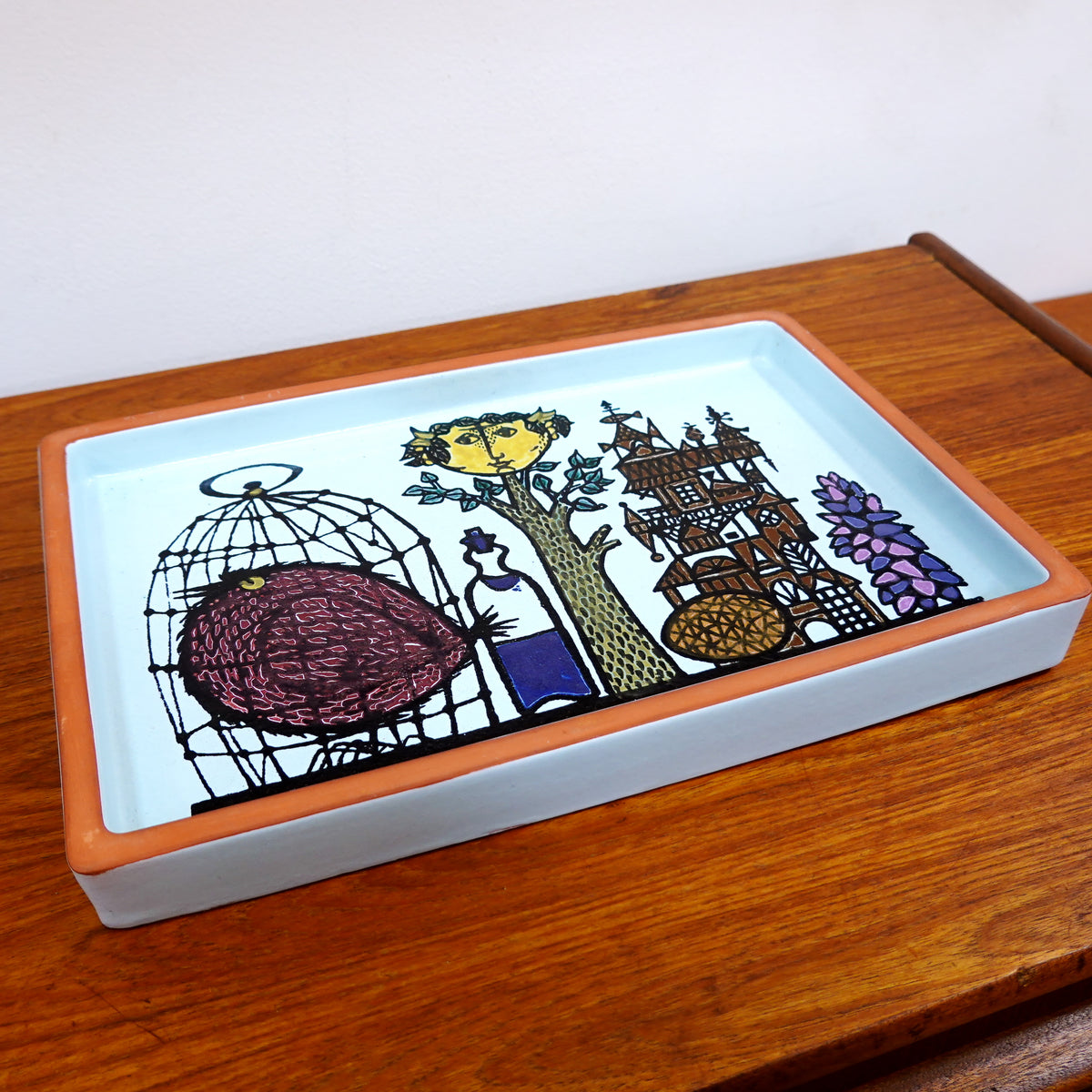 カーニバル スティグ リンドベリ グスタフスベリ 絵皿 トレイ