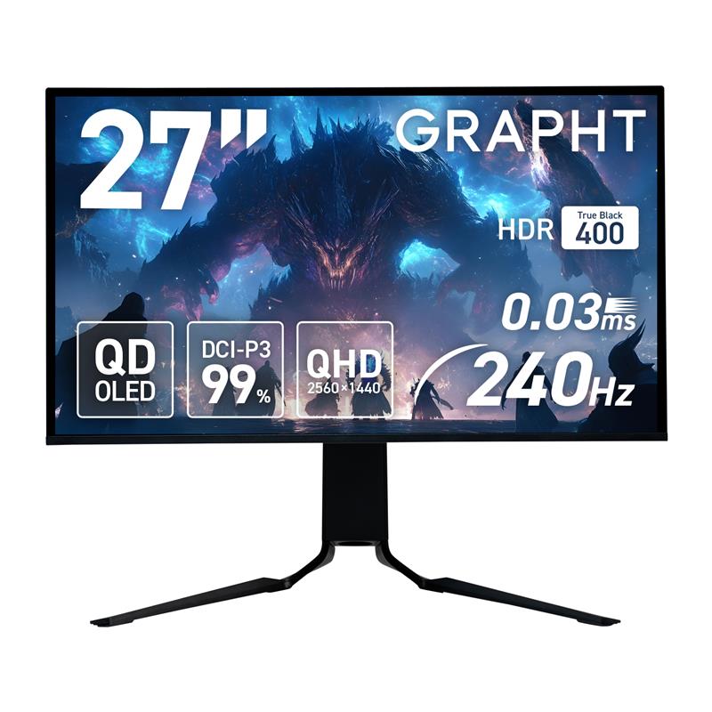 Gaming Monitor - GR2724OEL-BK 有機EL ゲーミングモニター WQHD 240Hz