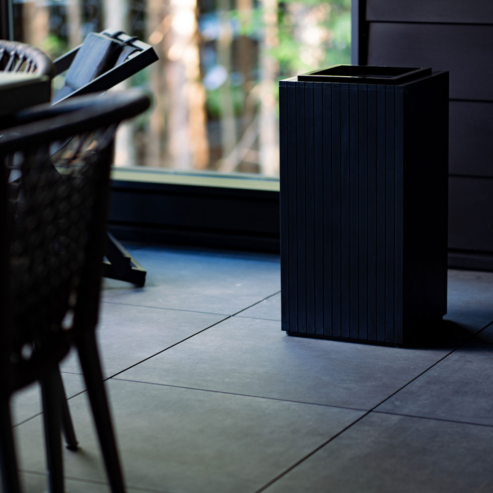 Zita（ジータ）ダストボックス SQUARE ブラック |キッチン用品通販