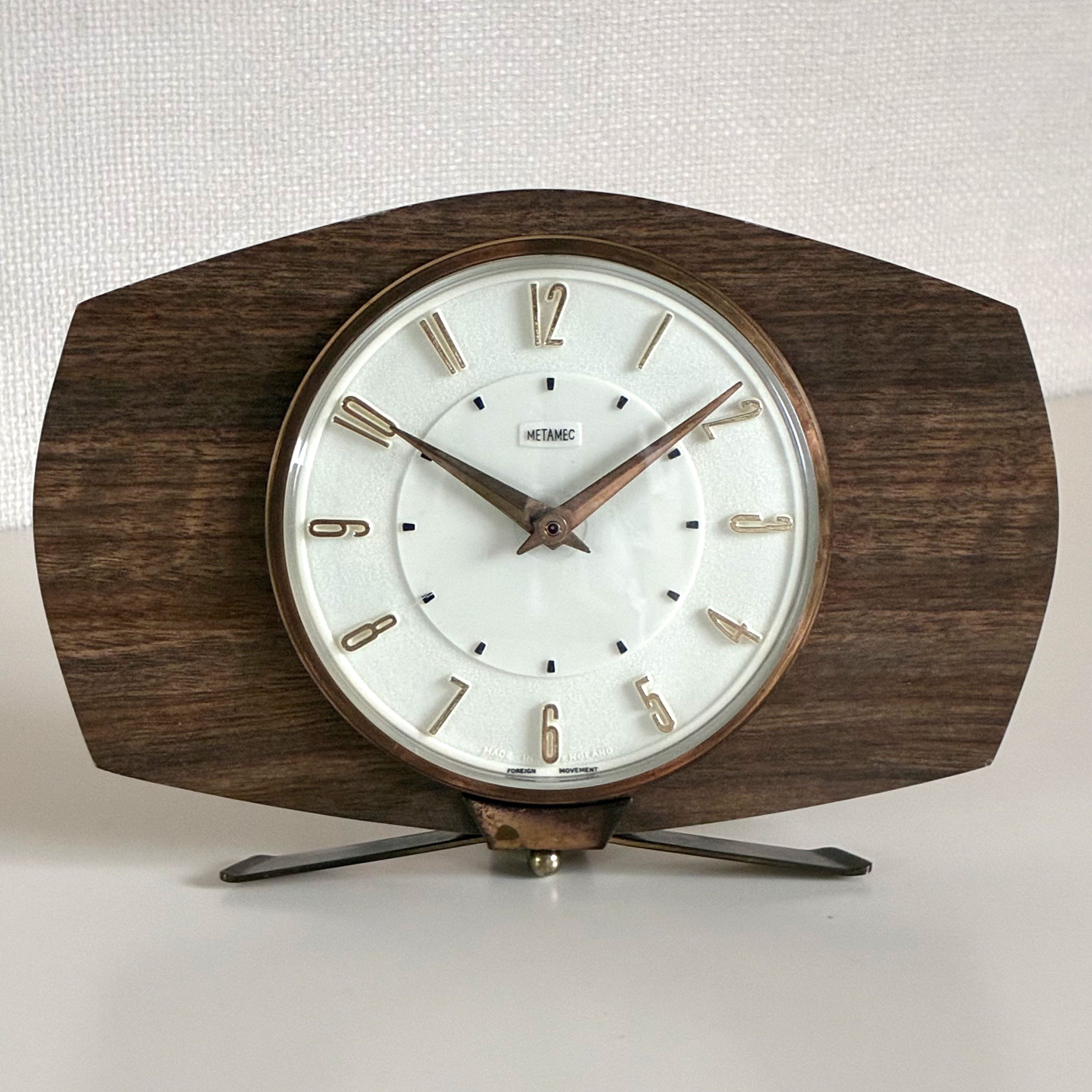 UK イギリス ヴィンテージ METAMAC/メタメック テーブルクロック
