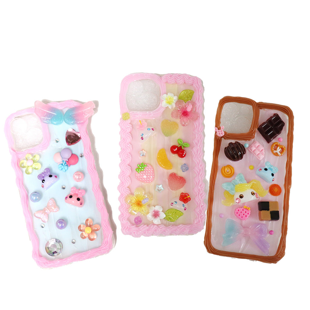 ほっぺ母の気まぐれ宝箱3000円 スマホケース パールストラップ付き