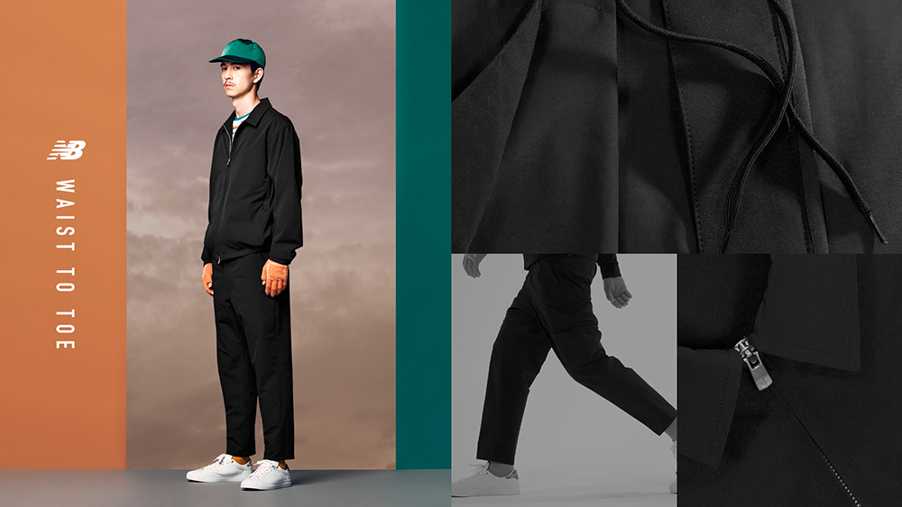 ニューバランスからパンツコレクション【WAIST TO TOE】にセットアップ