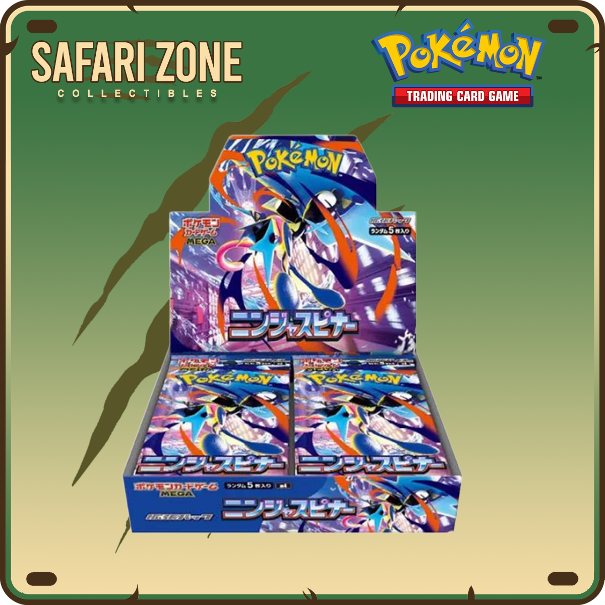 Pokemon TCG: Japanese Ninja Spinner Booster Box – Safari Zone