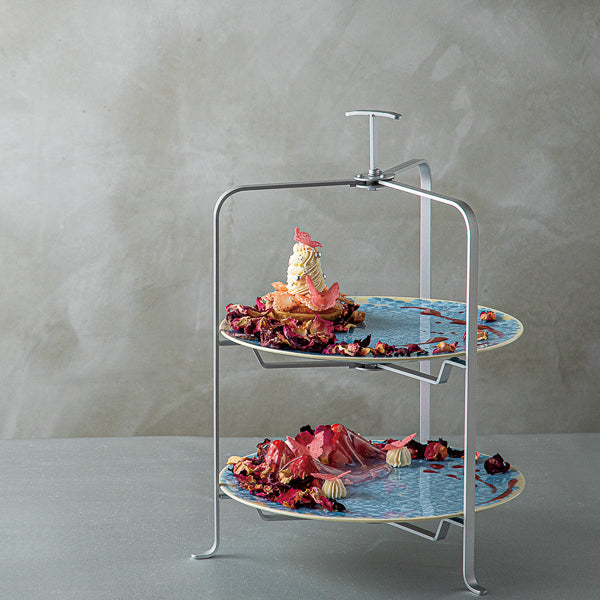 便利な折りたたみティースタンドを購入してお家でアフタヌーンティー