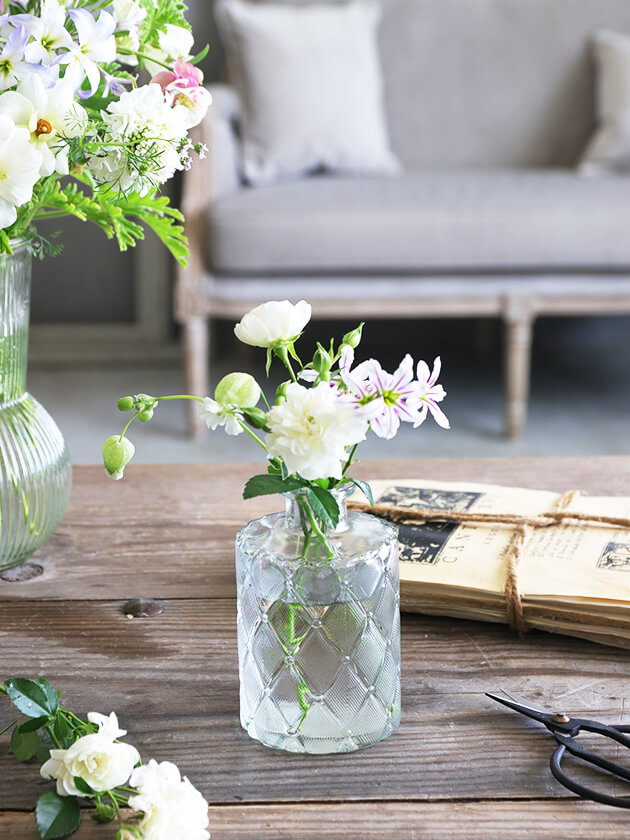 ヴィンテージボトル風ガラスベースMatilda J サラグレース