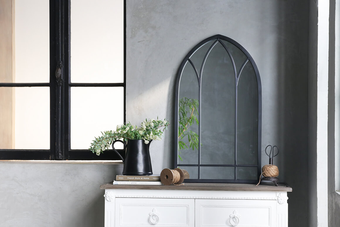 フレンチ＆北欧スタイルのおしゃれなウォールミラー（鏡） | フランス