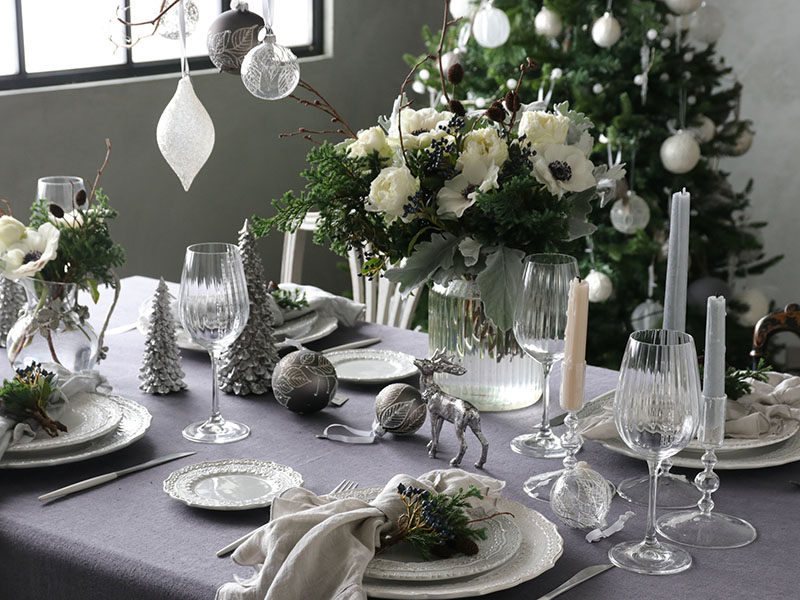 おしゃれなクリスマスのテーブルコーディネートを作るヒント