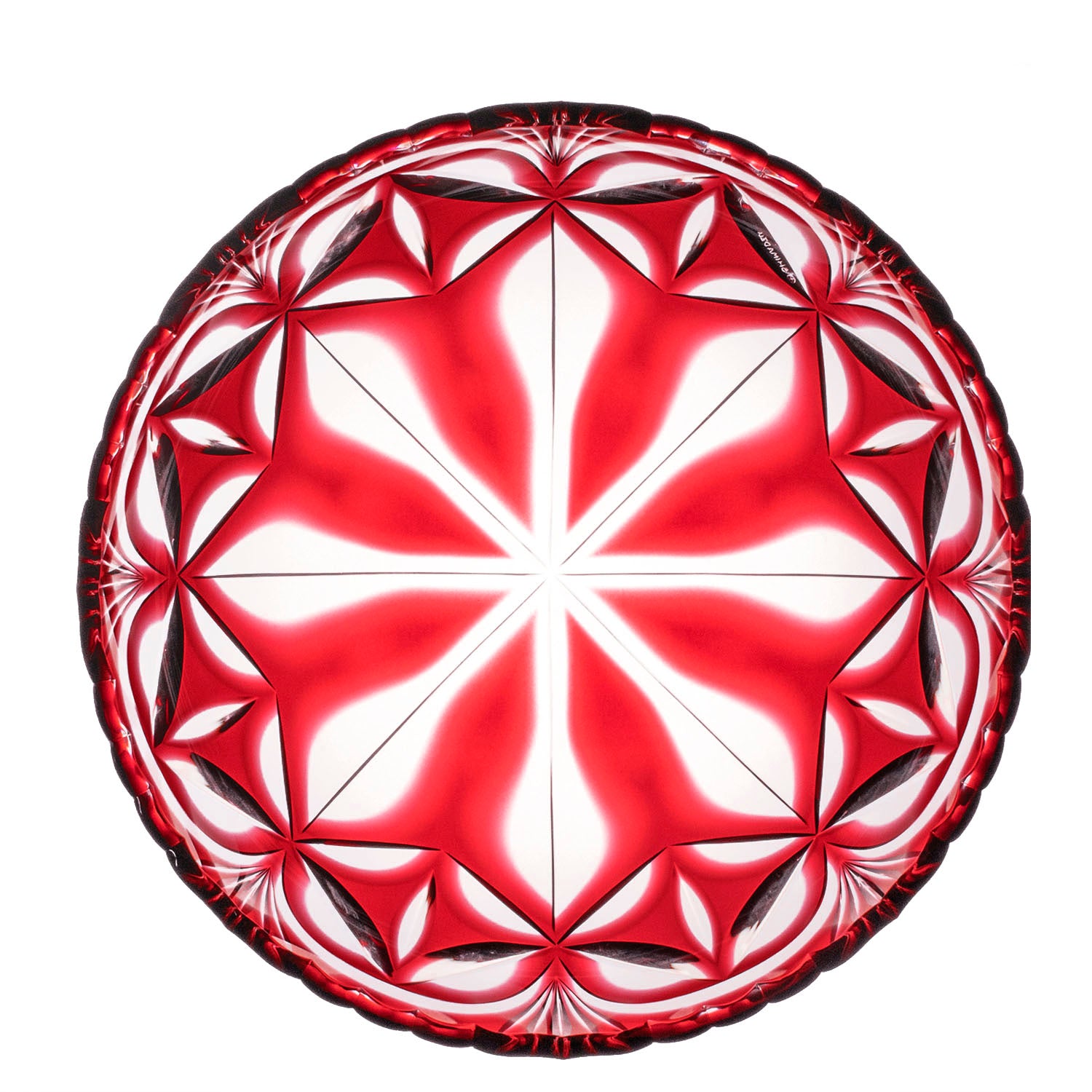 島津薩摩切子】復元 大皿 – ㈱島津興業 島津薩摩切子