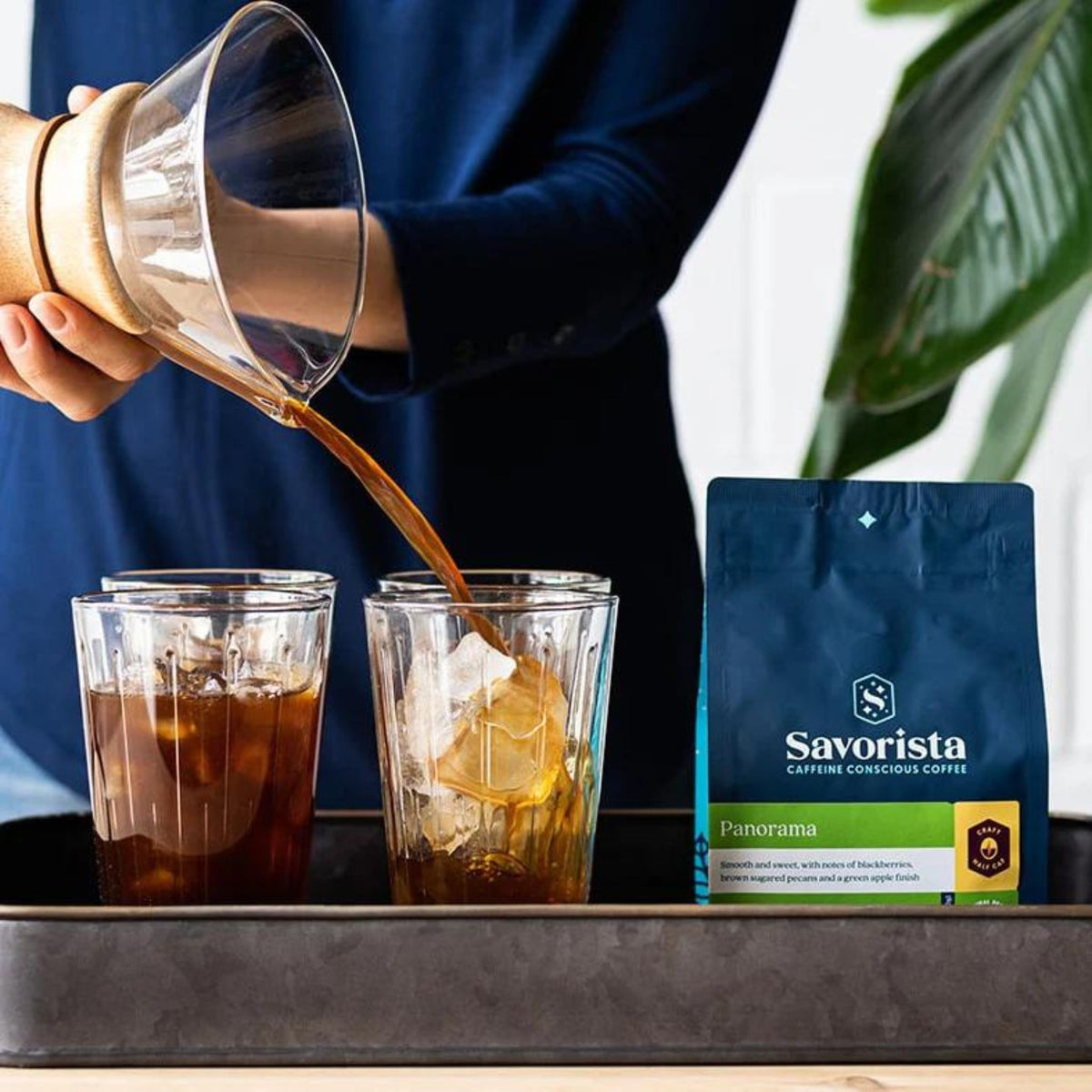 Panorama Half Caffeine Coffee - Swiss Water Decaf – Savorista Coffee