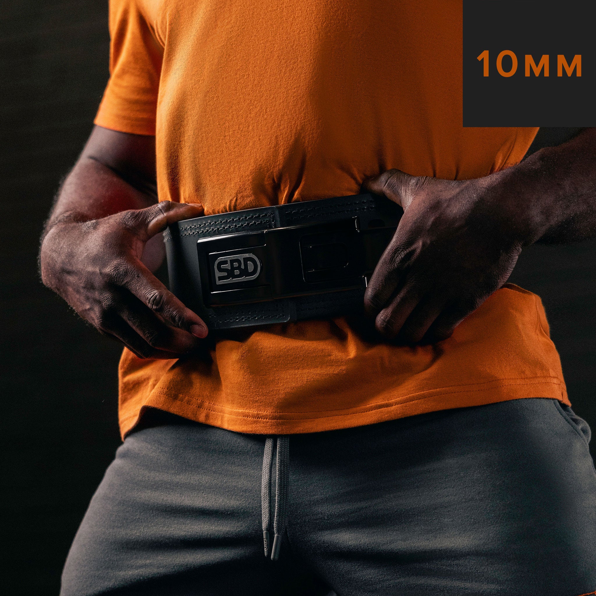 SBD Forge 10mm Belt | 10mm Lifting Belt | Grey Black Lever Belt