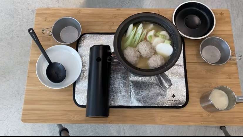 ◇ 土鍋膳を使った豆乳鍋レシピ ◇ スノーピーク ｜ スノーピーク南