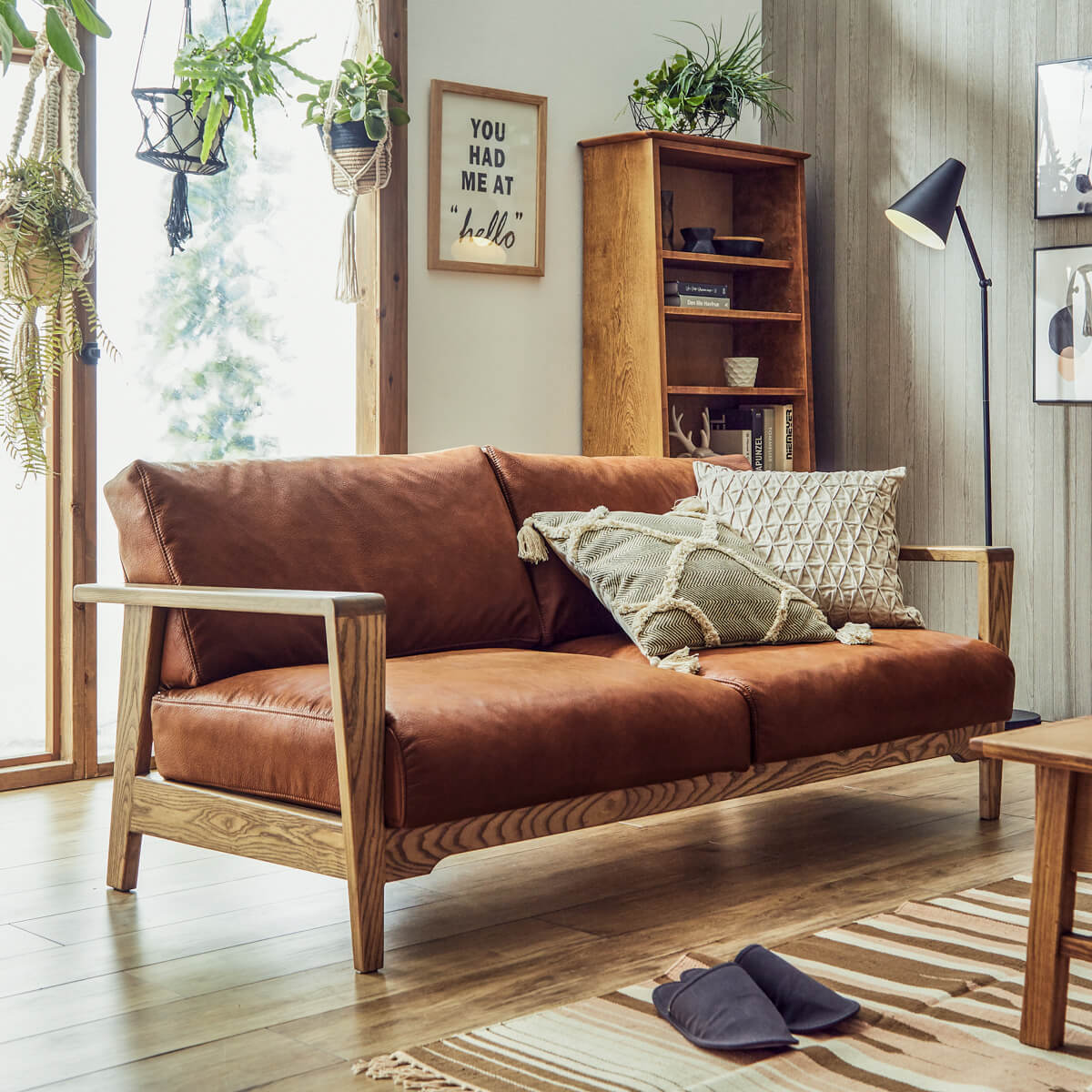 ダーマⅡ 2人掛けソファ スーパーレザーテックス