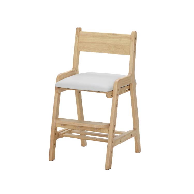 ロスカ 学習チェア 背もたれ 足置き 座面調整可能