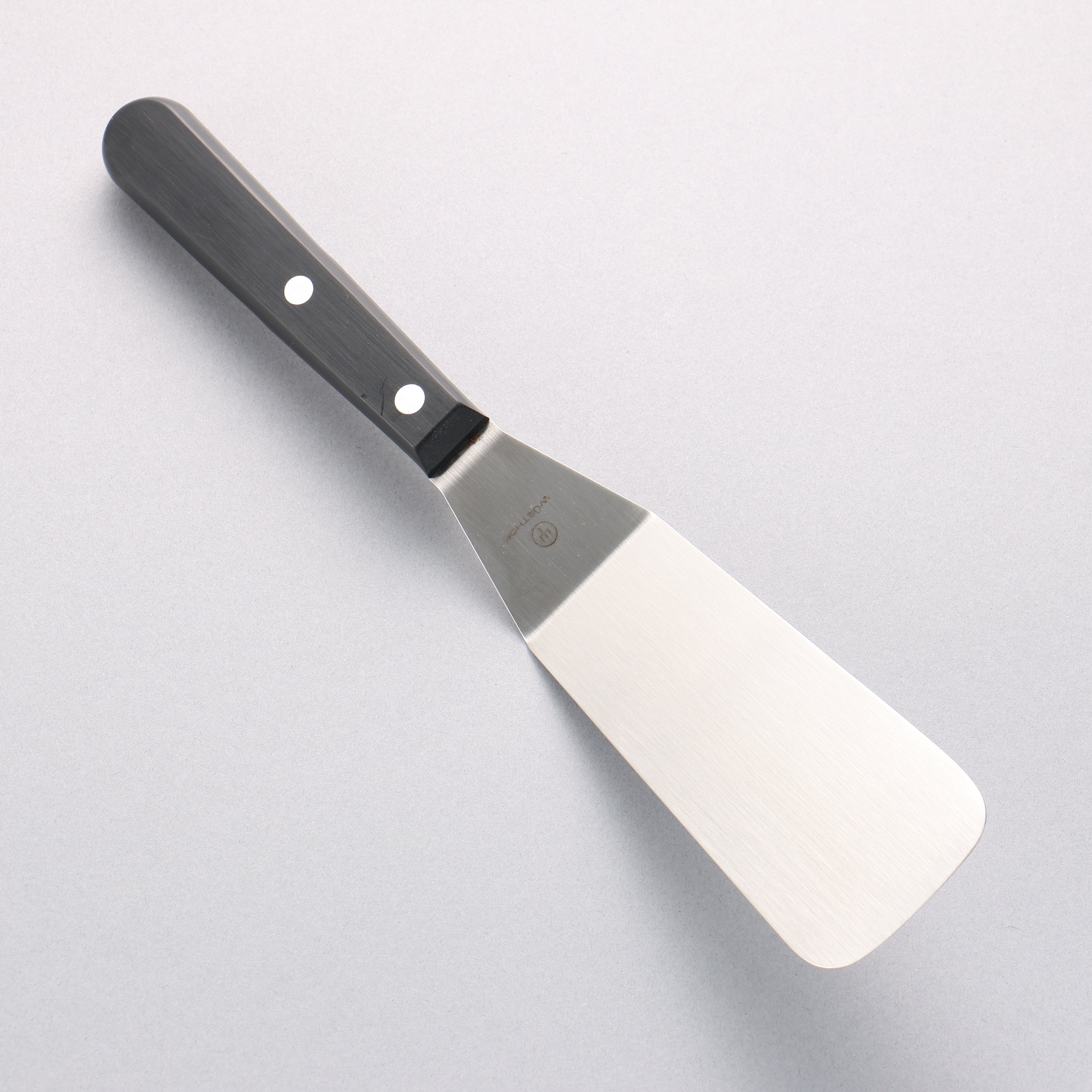 ヴォストフ ステンレス鋼 ターナー 120mm 黒プラスチック柄 – 清助刃物