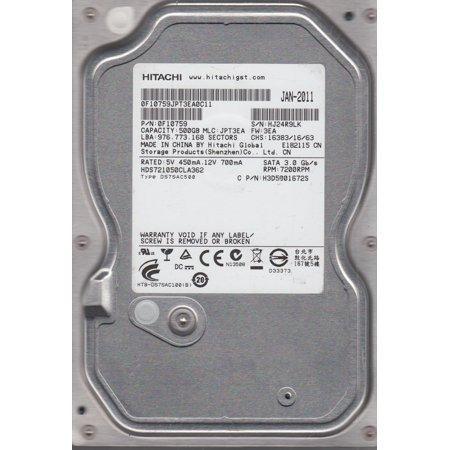 Hitachi 1TB 7200 RPM SATA 6 Gb/s 3.5″ Hard Drive | HDS721010CLA632