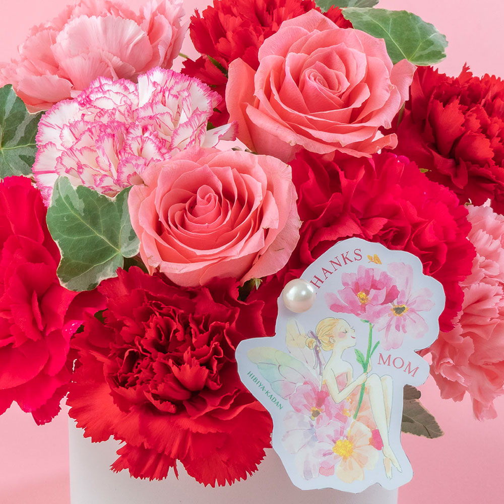 母の日 NozomiYuasa×アレンジメント「シェールママン・ロゼ」 | 花