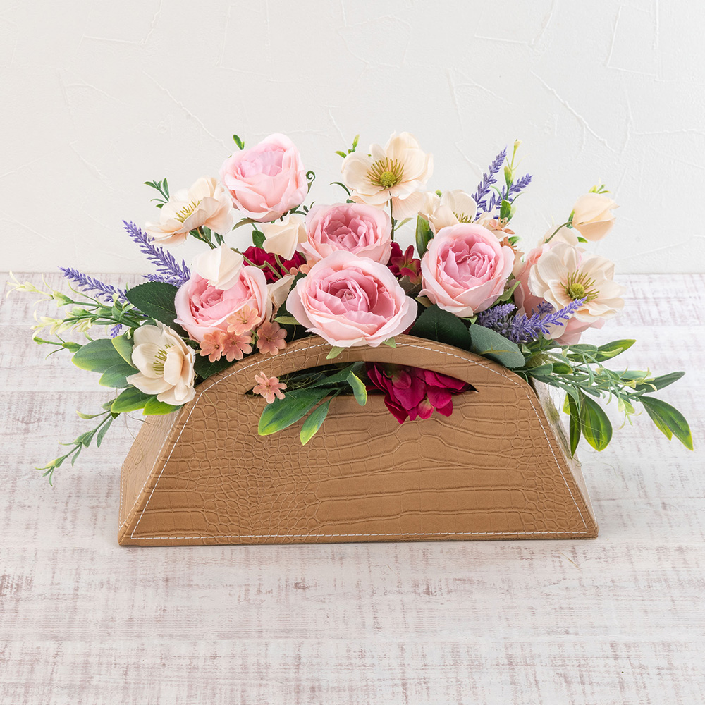 アーティフィシャルフラワーアレンジメント「ピンクラベンダー」 | 花