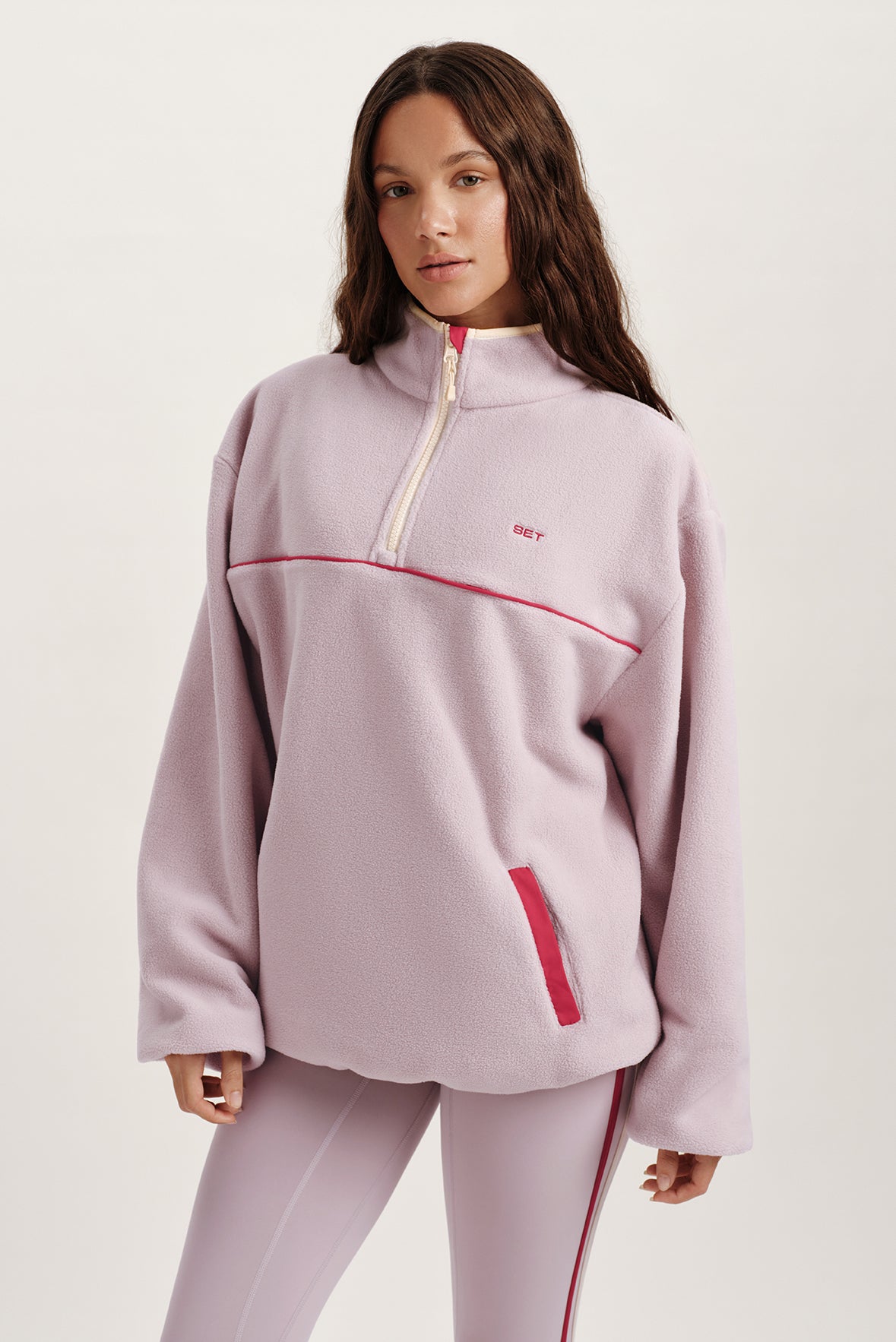 MICROFLEECE HALF ZIP - SONNET – SET ACTIVE