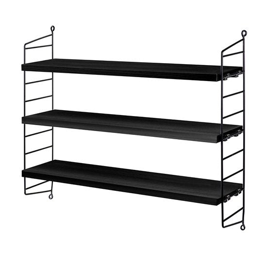 即納可】string pocket ストリングポケット ブラックステインド