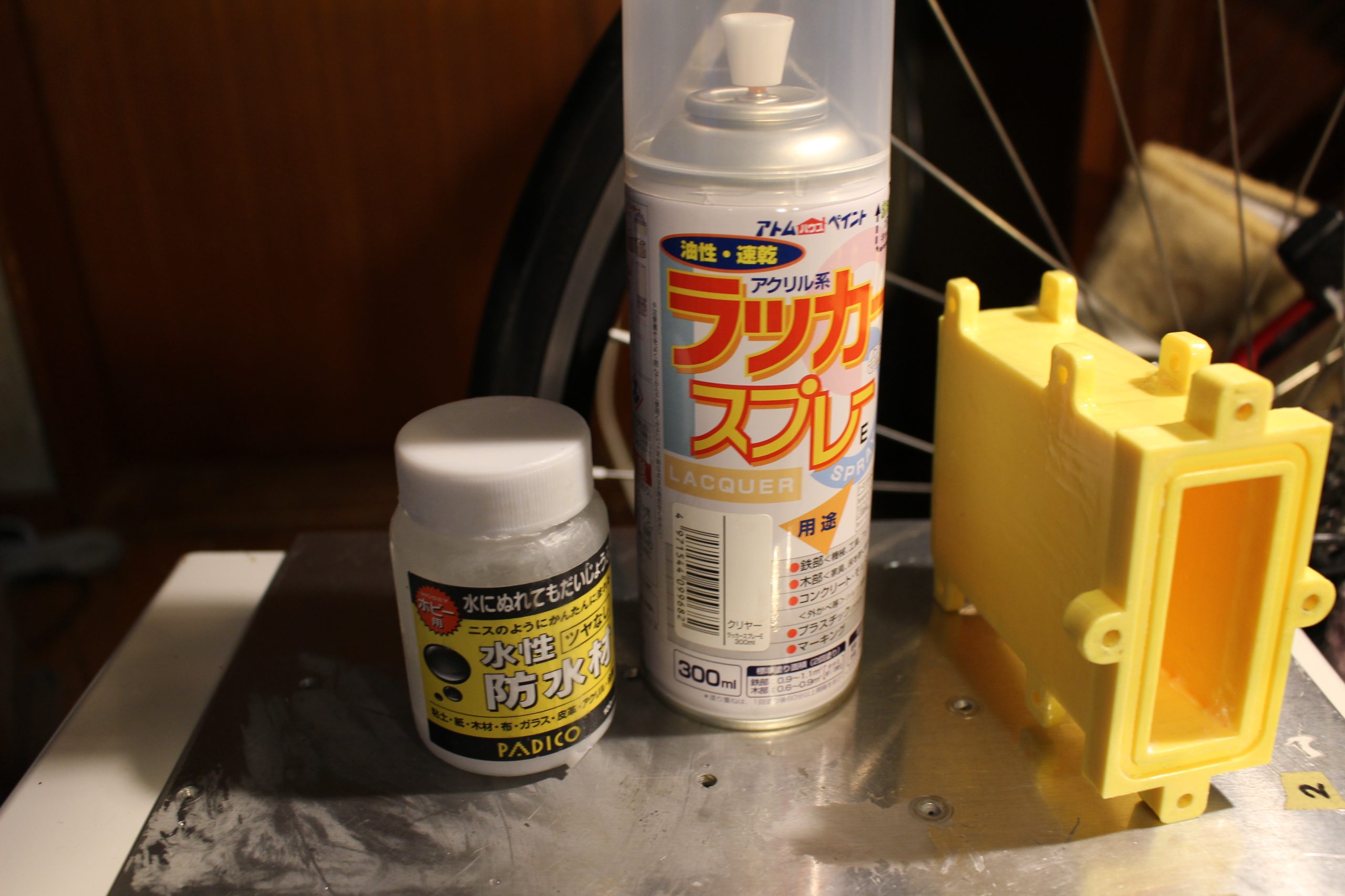 STA24】3Dプリント防水ケースその11＜クリアラッカー2重塗り