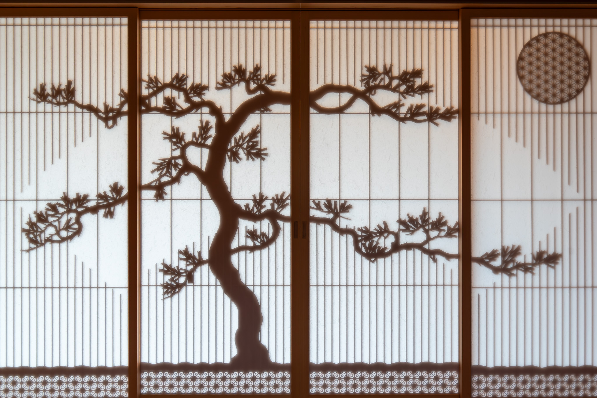 EXAMPLE】彫刻/組子入り障子 施工事例 | 建具・鹿沼組子や収納家具の