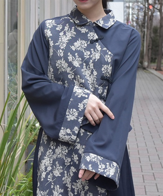 ジャカード×チャイナブラウス | axes femme online shop