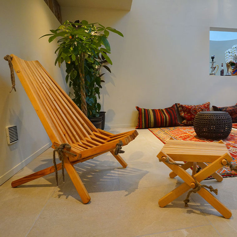 オットマン「Ecofurn（エコファーン）」オットマン（アルダー