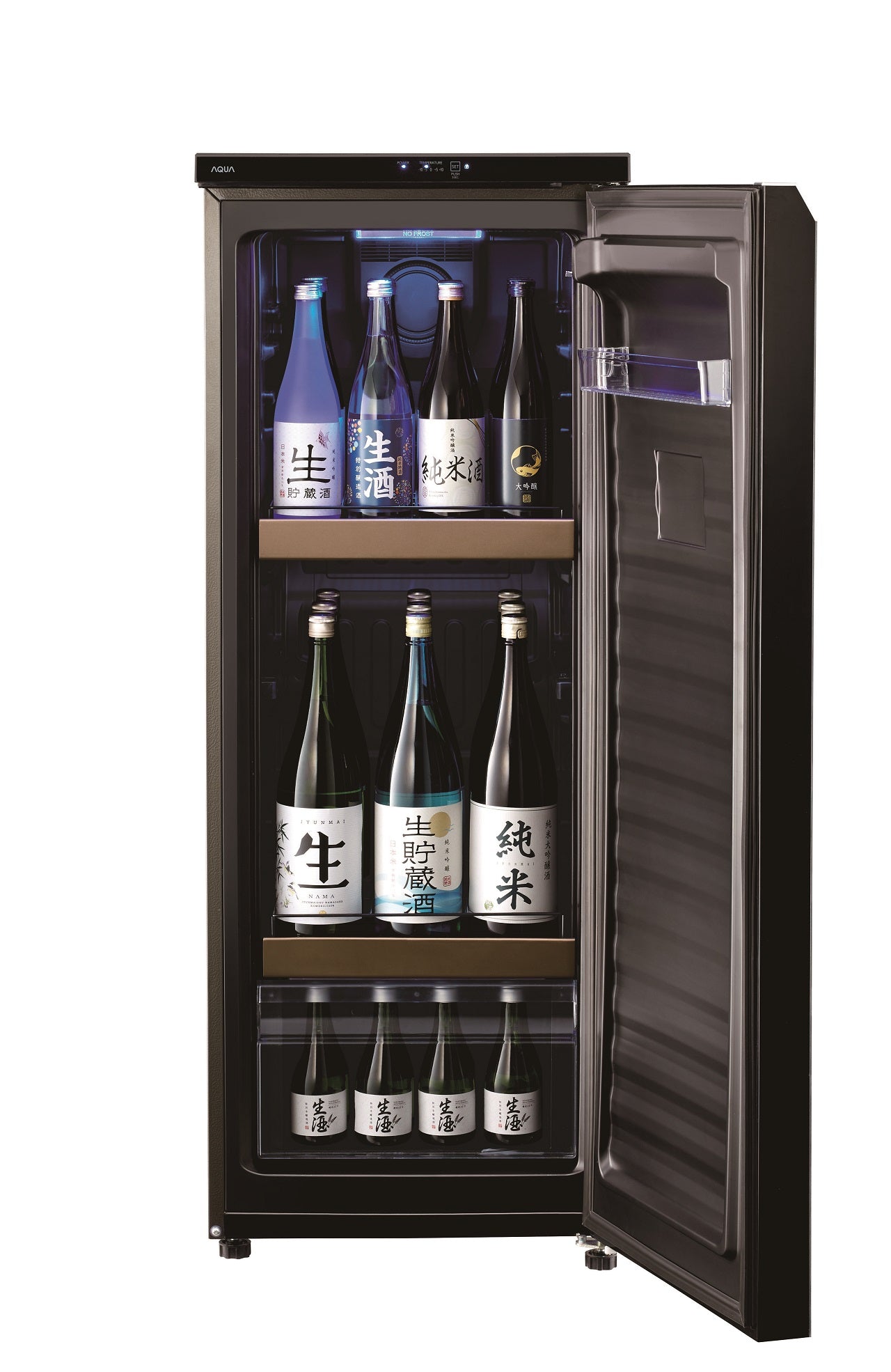 AQUA 日本酒セラー SAKE CABINET 品番：CSR-15H(K)【送料代込み