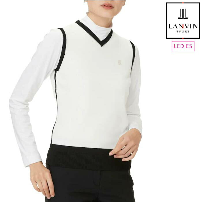 LANVIN SPORT ランバン スポール レディース ゴルフウェア Vネック
