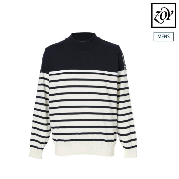 ZOY ゾーイ ゴルフウェア メンズ MENS WODURER×RENU 長袖セーター