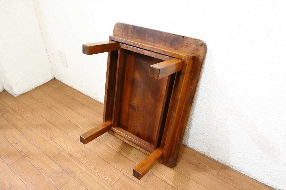 和骨董WA-COTTOO Jスタイル 欅(ケヤキ) CHABUDAIちゃぶ台 ミニテーブル