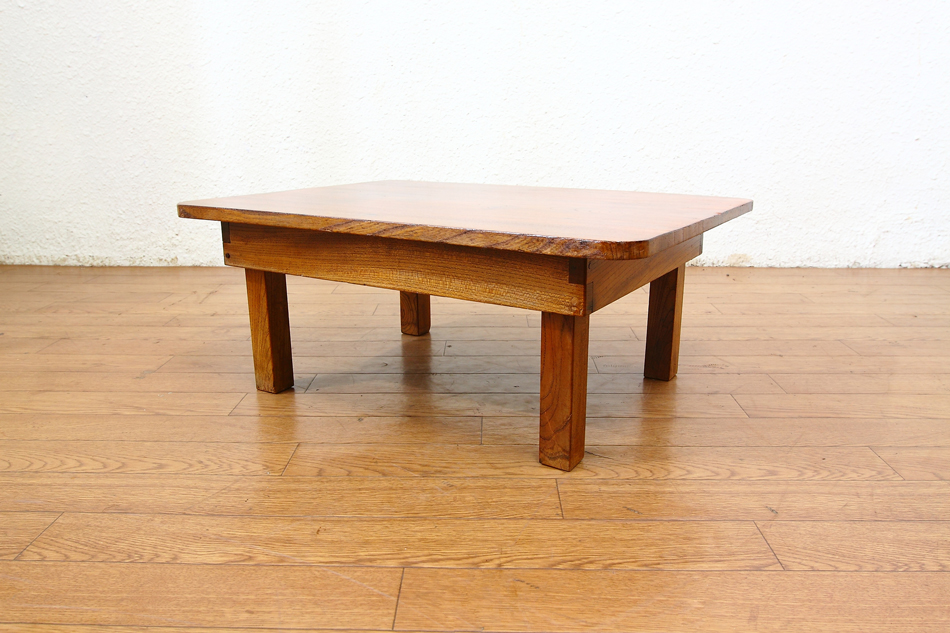 和骨董WA-COTTOO Jスタイル 欅(ケヤキ) CHABUDAIちゃぶ台 ミニテーブル