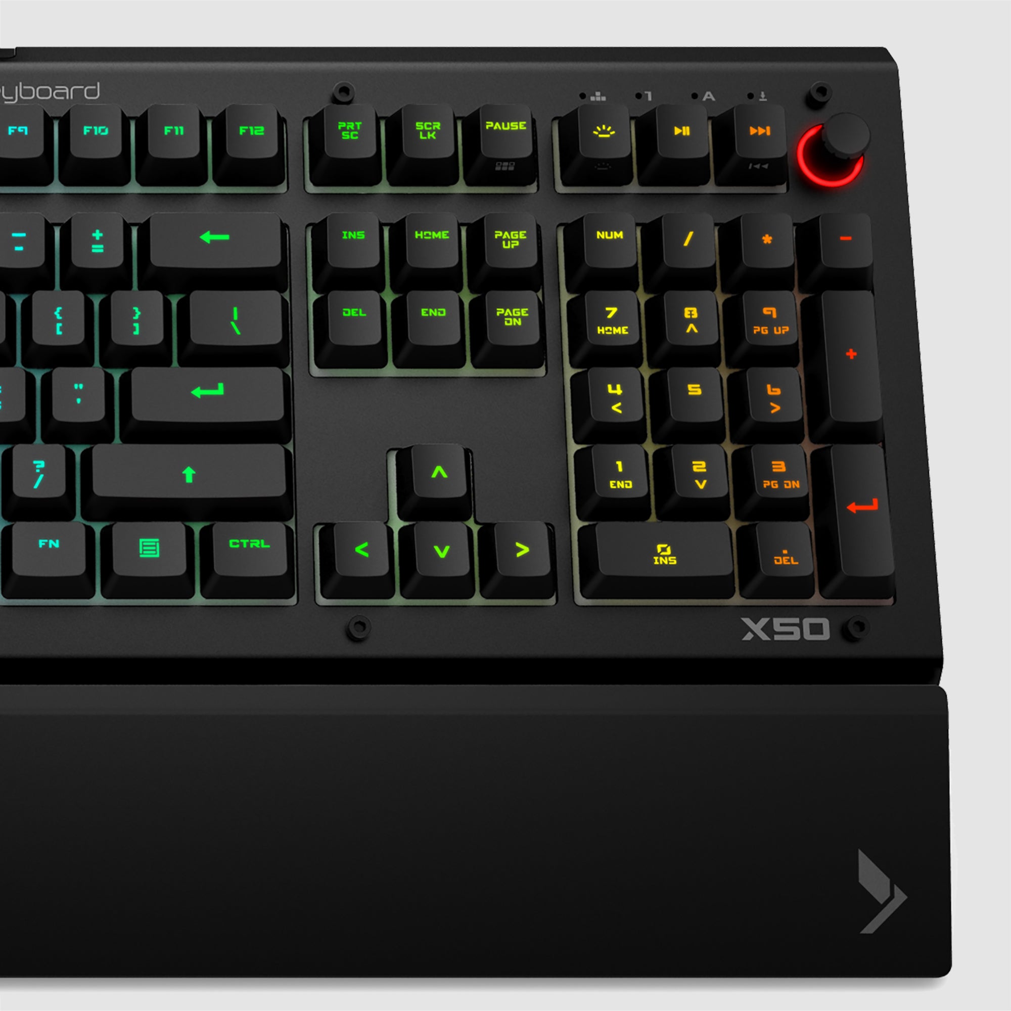 Das Keyboard X50Q RGB Soft Tactile Smart Gaming Keyboard