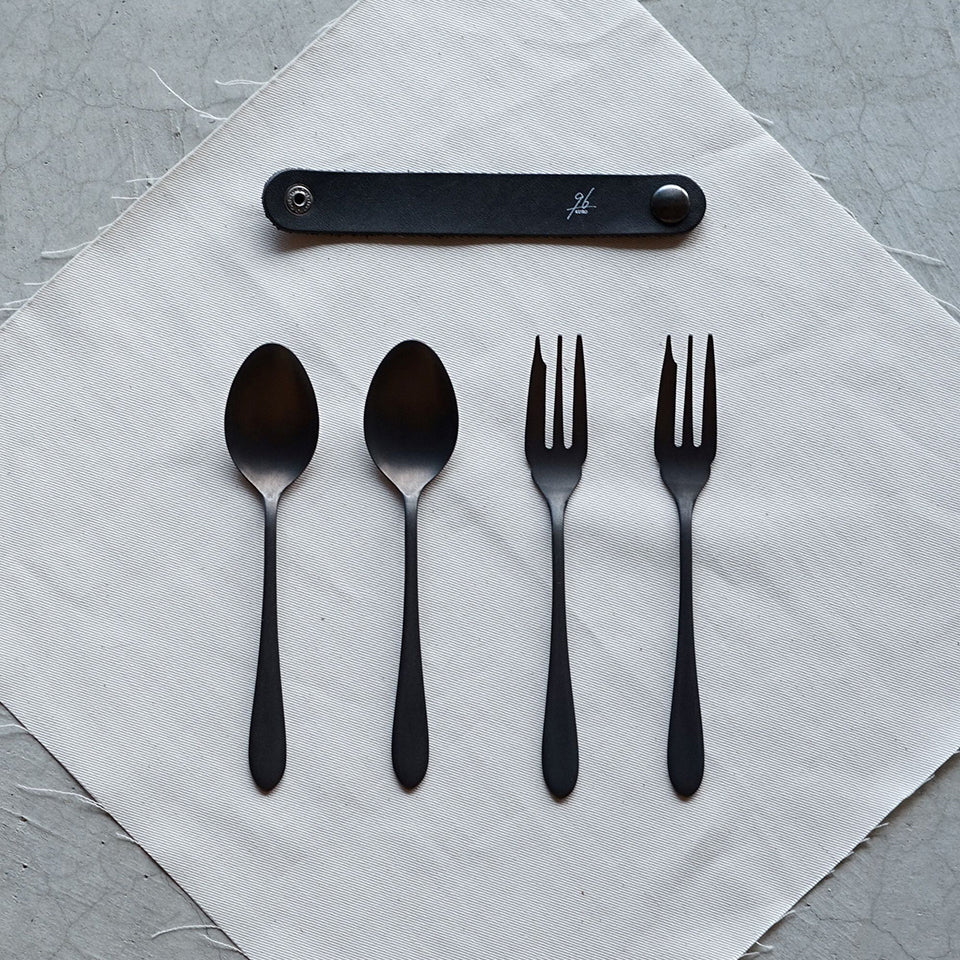 96（KURO） カトラリー贈りものパッケージ C ざらざら [13]｜Discover