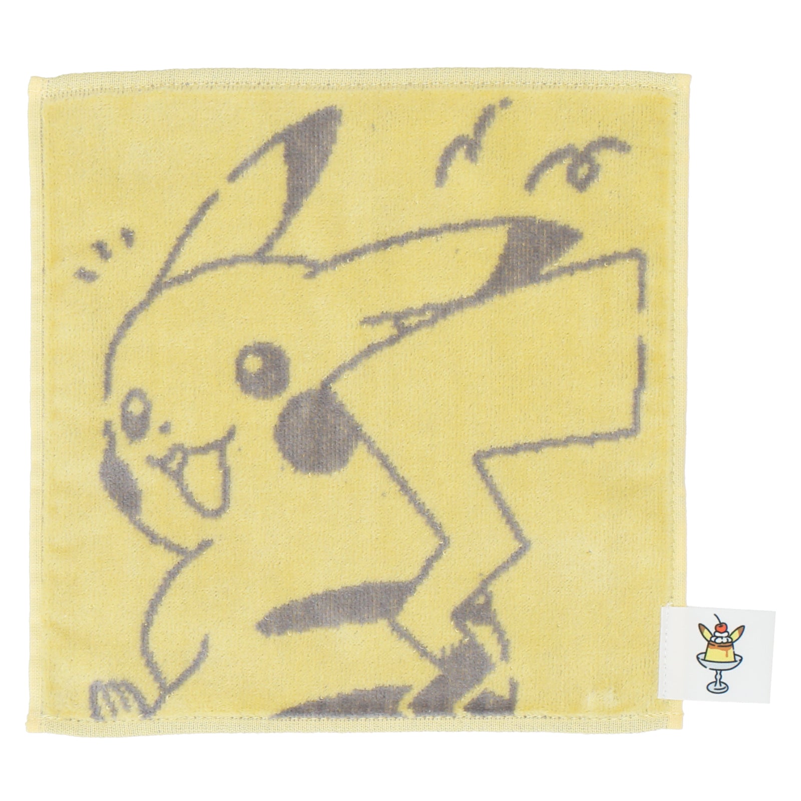 ミニタオルハンカチ 振り向きピカチュウ #261a イエロー – INTERMODE