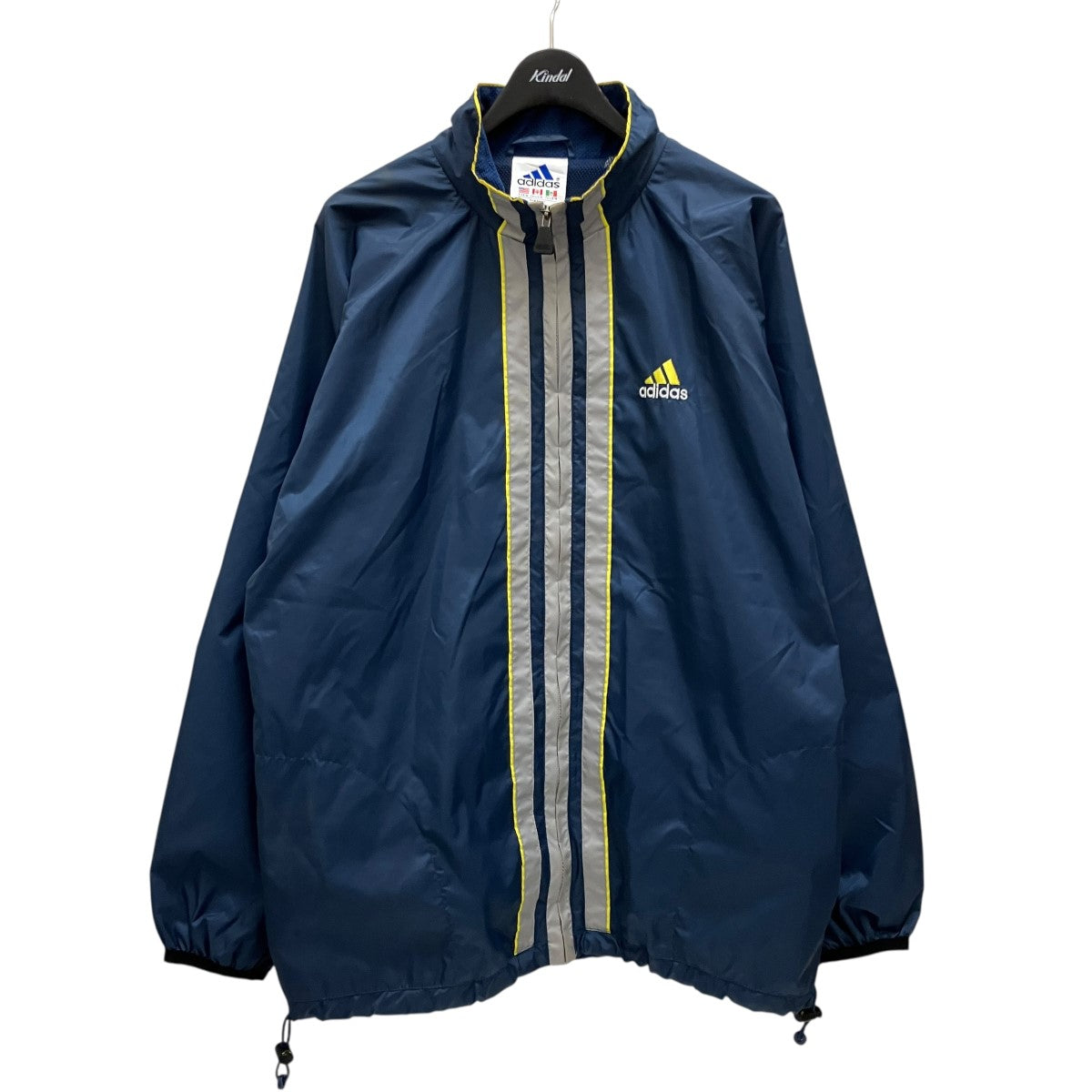adidas(アディダス) 90's vintageナイロンジャケット ネイビー サイズ