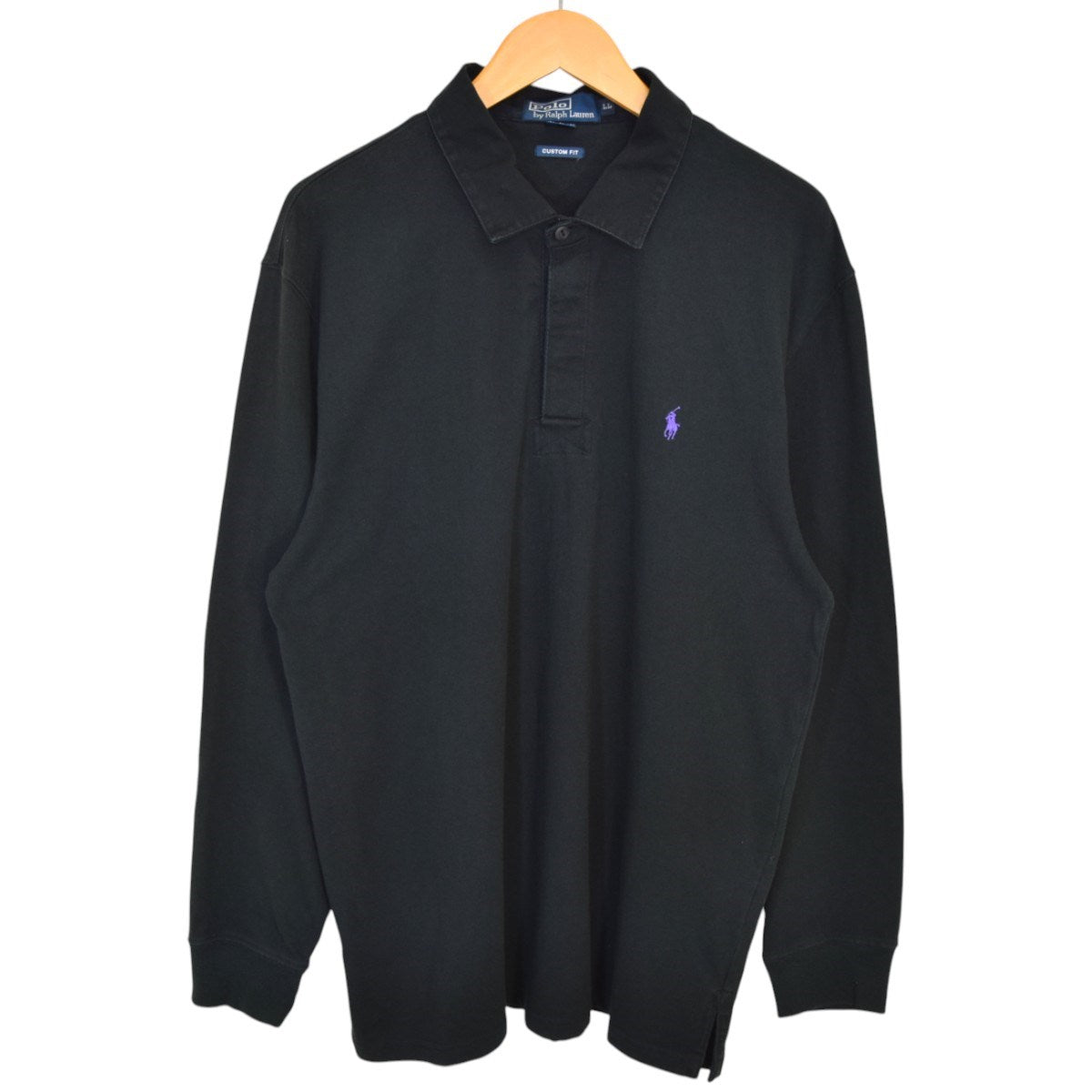 POLO RALPH LAUREN(ポロラルフローレン) ラガーシャツ ブラック サイズ