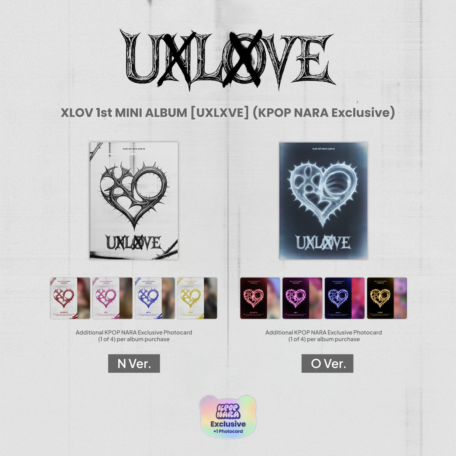 XLOV - UXLXVE [KPOP NARA EXCLUSIVE] – Kpop Nara