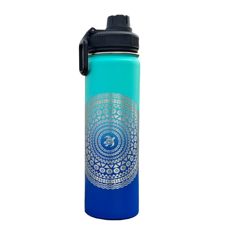 Insulated Water Bottle: Mandala Rainbow – Hawaii Pacific Parks