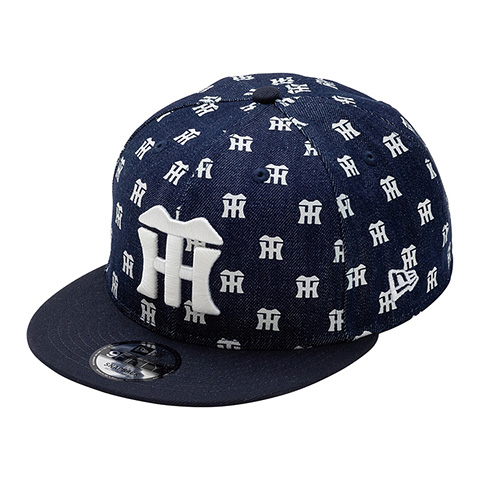 9FIFTY(TM)キャップ】TIGERS 24 ALLOVER NAVY＜NEW ERA＞ - 阪神
