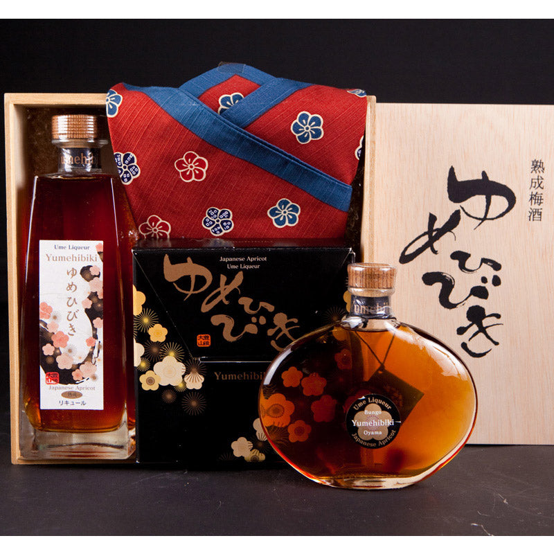 梅酒 樽仕込高級梅酒ゆめひびき 500ml 200ml 【各1本】（専用桐箱