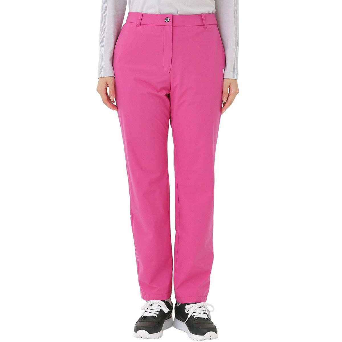 ストレッチ 撥水 蓄熱裏地 ストレートパンツ レディス(ロングパンツ