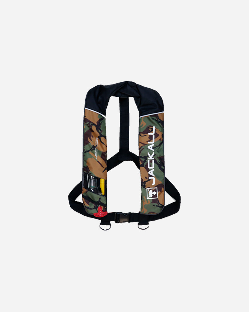 自動膨張式ライフジャケットJK2520RS【グリーンカモ/ブラック】【30%OFF】