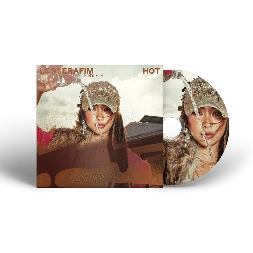 5th Mini Album 'HOT' Single CD (HUH YUNJIN ver.) - LE SSERAFIM