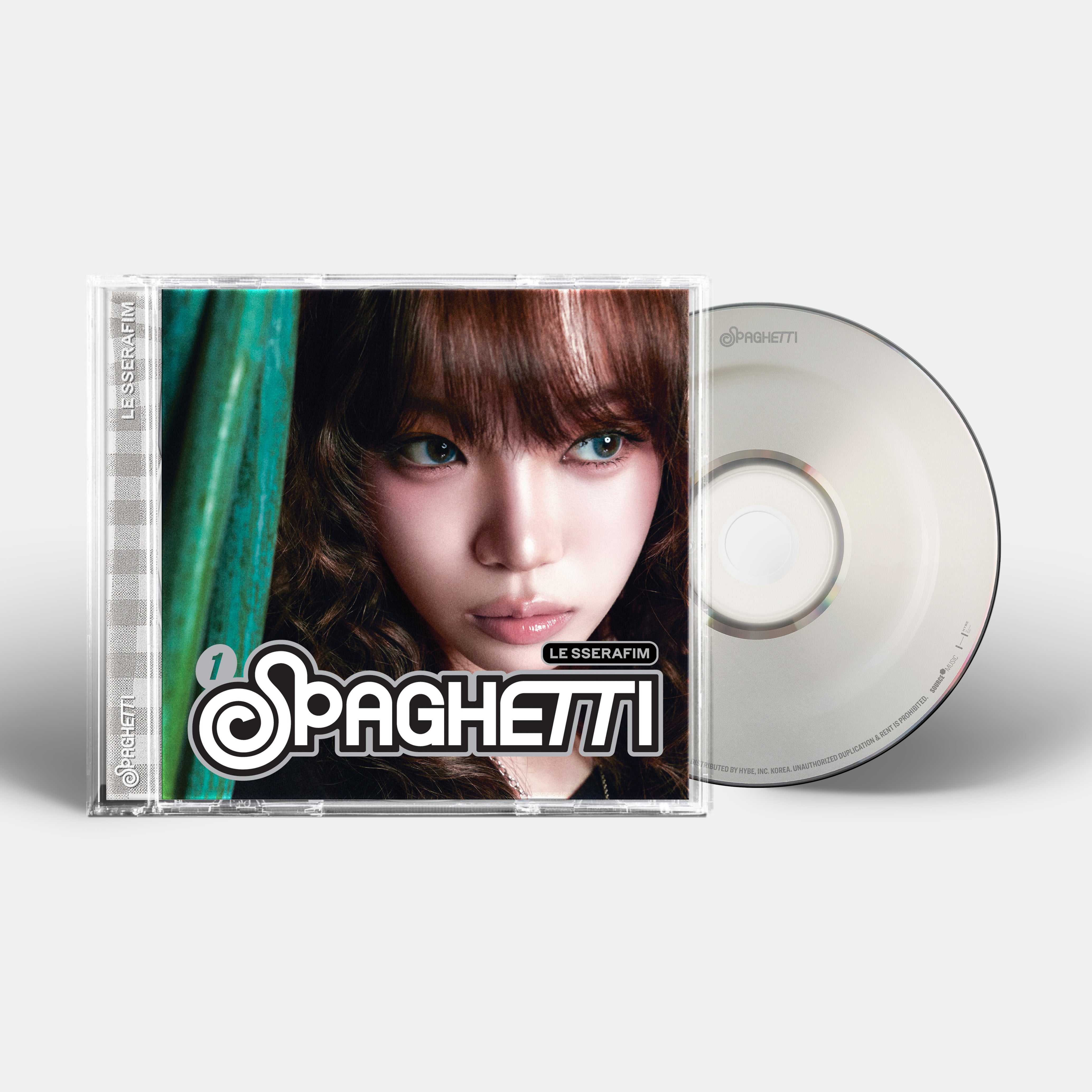 1st Single Album 'SPAGHETTI' Single CD (Plate ver.) - LE SSERAFIM