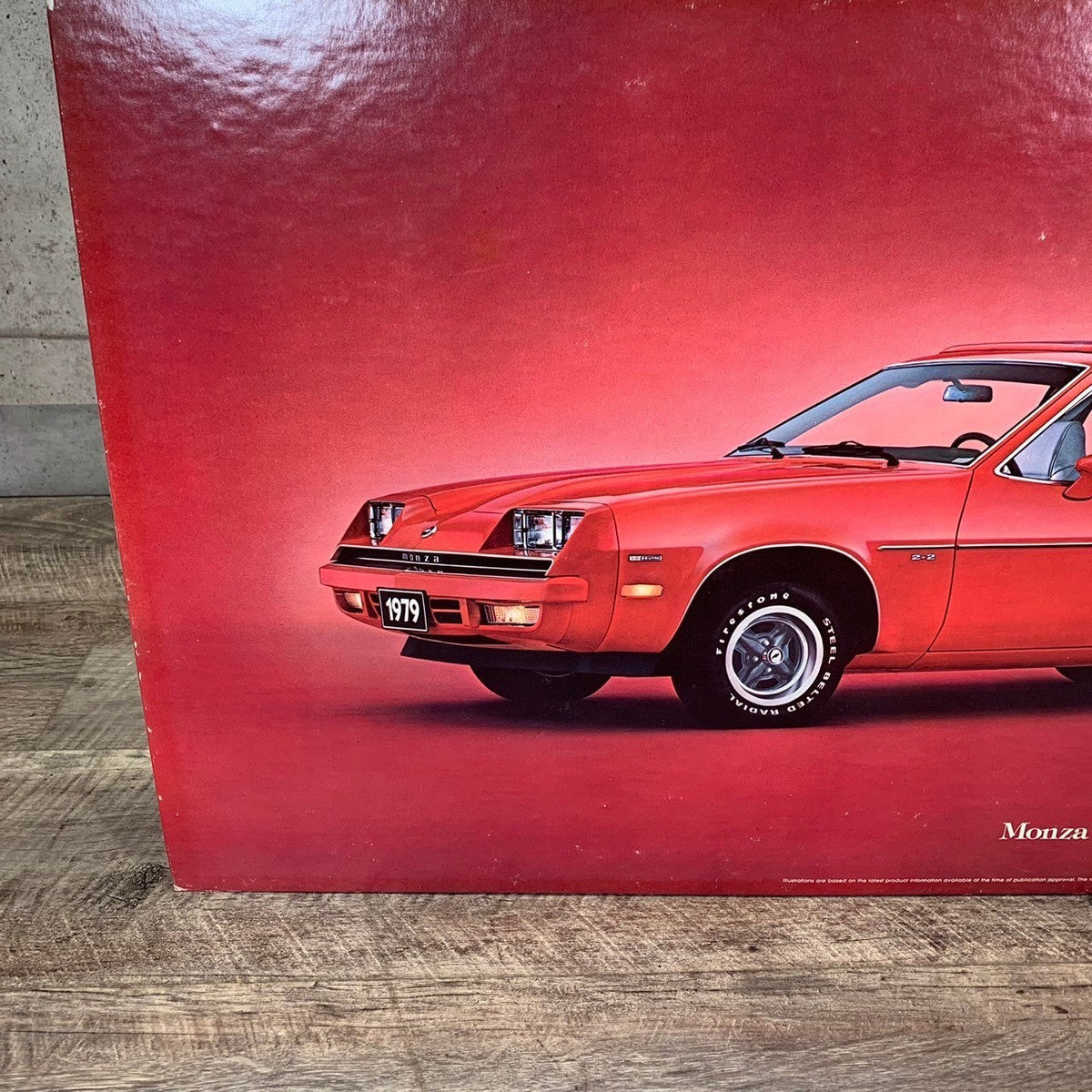 USA製 Chevrolet シボレー・モンザ 厚紙ポスター ヴィンテージポスター