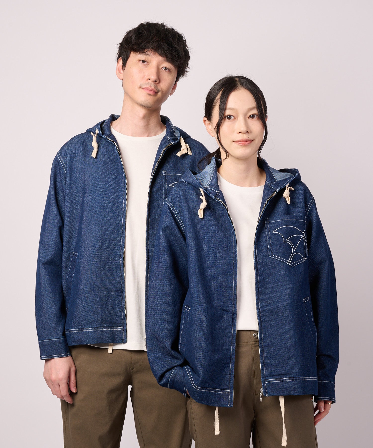 LOFTAIRDENIM＆DUCK】シェア フードジャケット（デニムジャケット/ユニ