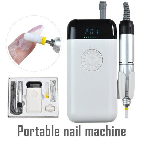 ネイルマシン 充電式 ホータブル 28000rpm ネイルケア ネイルオフ